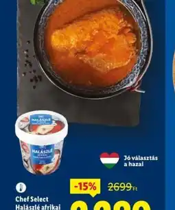 Lidl Chef Select Halászlé afrikai harcsafilével ajánlat