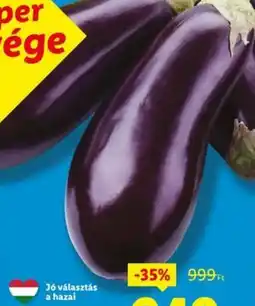 Lidl Padlizsán ajánlat