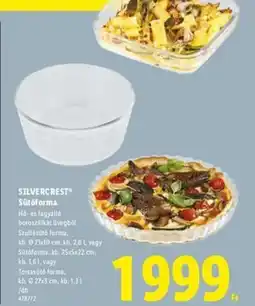 Lidl Silvercrest Sütőforma ajánlat