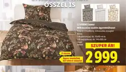 Lidl Livarno Home Mikroszálas szatén ágyneműhuzat ajánlat