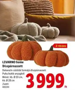 Lidl Livarno Home Díszpárnaszett ajánlat