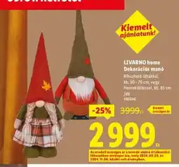 Lidl Livarno Home Dekorácis man ajánlat