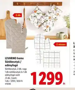 Lidl Livarno Home Sütőkesztyű / edényfog ajánlat