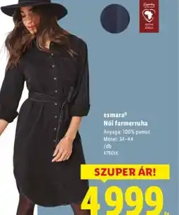 Lidl Esmara Női farmerruha ajánlat