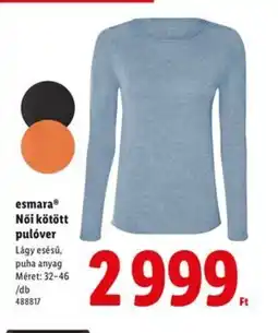 Lidl Esmara Női kötött pulver ajánlat