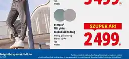 Lidl Esmera Női plüss szabadidőnadrág ajánlat