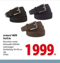 Lidl Esmera Men Férfi Öv ajánlat