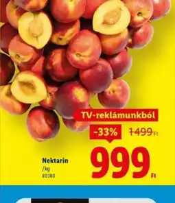 Lidl Nektarin ajánlat