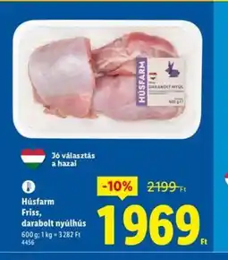 Lidl Húsfarm Friss, darabolt nyúlhús ajánlat