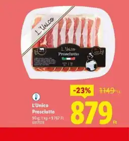Lidl L'Unico Prosciutto ajánlat