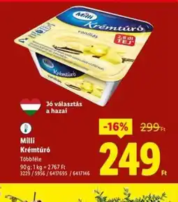 Lidl Milli Krémtúr ajánlat