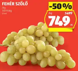 ALDI Fehér szőlő ajánlat