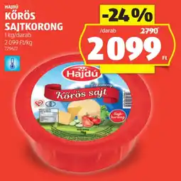 ALDI Hajdú Kőrös sajtkorong ajánlat