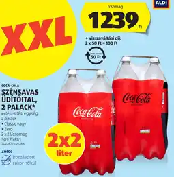 ALDI Coca-Cola szénsavas üdítőital ajánlat