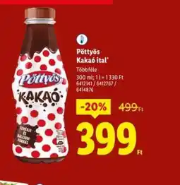 Lidl Pöttyös kaka ital ajánlat