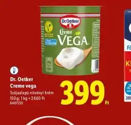 Lidl Dr. Oetker Creme Vega ajánlat