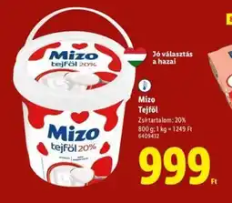 Lidl Mizo Tejfol ajánlat
