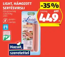 ALDI Light, hámozott sertésvirsli ajánlat