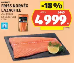 ALDI Gourmet Friss norvég lazacfilé ajánlat