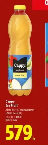 Lidl Cappy Ice Fruit ajánlat