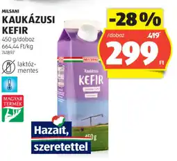 ALDI Milsani Kaukázusi kefir ajánlat
