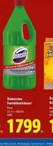 Lidl Domestos Fertőtlenítőszer ajánlat