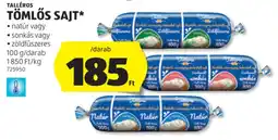 ALDI Talléros tömlős sajt ajánlat