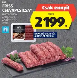 ALDI BBQ Friss csevapcsicsa ajánlat