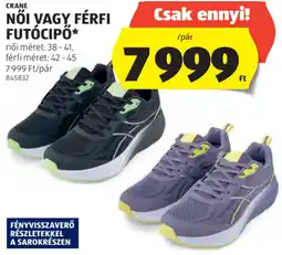 ALDI Crane női, férfi futócipő ajánlat