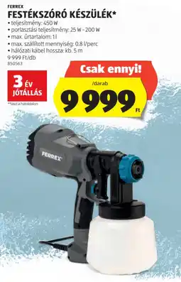 ALDI Ferrex Festékszóró készülék ajánlat
