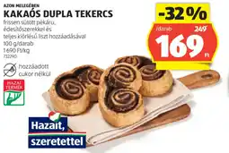 ALDI Azon Melegében Kakaós dupla tekercs ajánlat