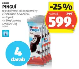 ALDI Kinder Pinguí ajánlat