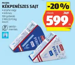 ALDI Milfina Kékpenészes sajt ajánlat