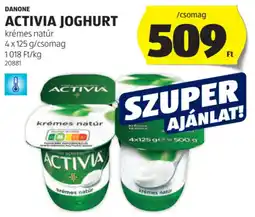 ALDI Danone Activia joghurt ajánlat