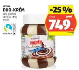 ALDI Nutoka Duo-krém ajánlat