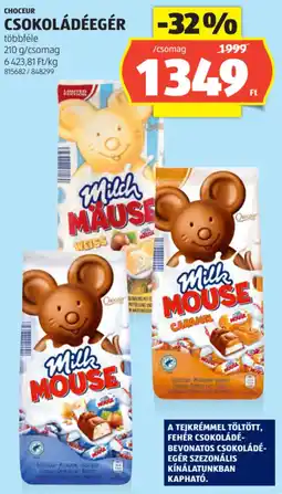 ALDI Choceur csokoládéegér ajánlat