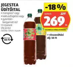 ALDI Jegestea üdítőital ajánlat