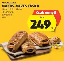 ALDI Azon Melegében Mákos-mézes táska ajánlat