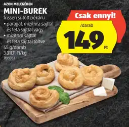 ALDI Azon Melegében mini-burek ajánlat