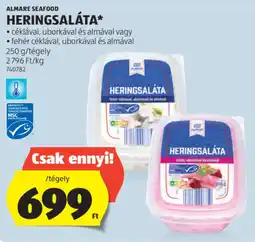 ALDI Almare Seafood Heringsaláta ajánlat