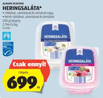 ALDI Almare Seafood Heringsaláta ajánlat