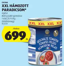 ALDI Cucina XXL hámozott paradicsom ajánlat