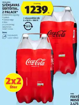 ALDI Coca-Cola szénsavas üdítőital ajánlat