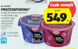 ALDI Dr. Oetker Proteinpuding ajánlat