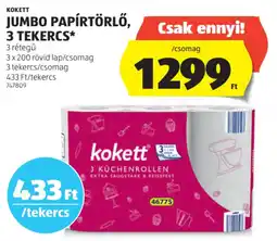 ALDI Kokett Jumbo papírtörlő ajánlat