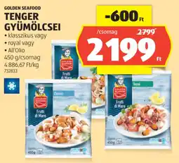 ALDI Golden Seafood Tenger gyümölcsei ajánlat