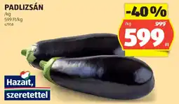 ALDI Padlizsán ajánlat