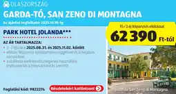 ALDI Olaszország Garda-tó, San Zeno di Montagna ajánlat