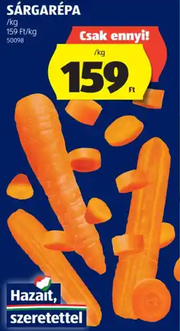 ALDI Sárgarépa ajánlat