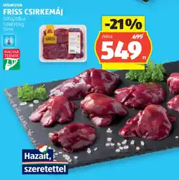 ALDI Húsmester friss csirkemáj ajánlat